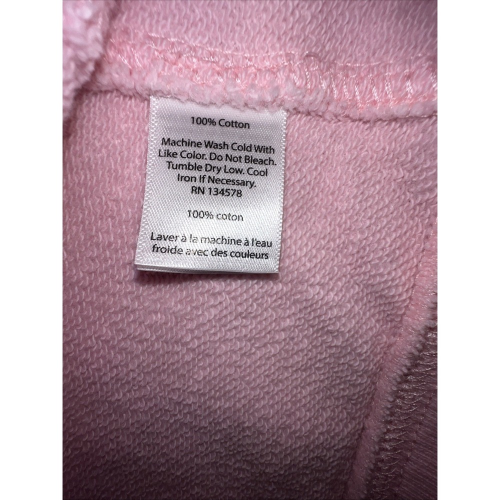 Vineyard Vines Pullover Womens M Pink Quarter Zip Fleece 100% Cotton Sweatshirt - Picture 4 of 11